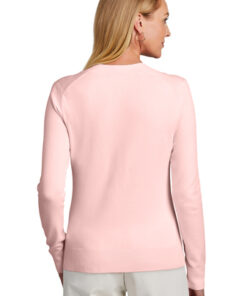 Brooks Brothers Women's Cotton Stretch V-Neck Sweater - Image 2