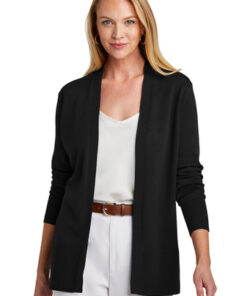 Brooks Brothers Women's Cotton Stretch Long Cardigan Sweater - Image 1
