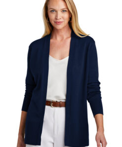 Brooks Brothers Women's Cotton Stretch Long Cardigan Sweater - Image 7