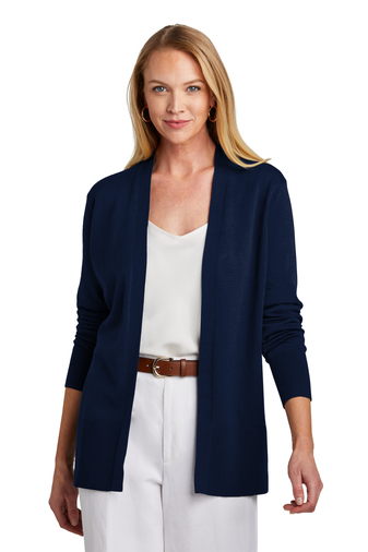 Brooks Brothers Women's Cotton Stretch Long Cardigan Sweater