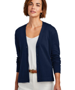 Brooks Brothers Women's Cotton Stretch Cardigan Sweater - Image 6