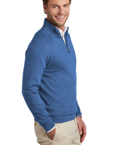 Brooks Brothers Cotton Stretch 1/4-Zip Sweater - Image 3