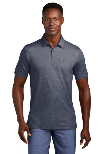 TravisMathew Oceanside Heather Pocket Polo