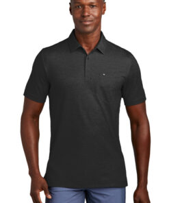 TravisMathew Oceanside Heather Pocket Polo - Image 1
