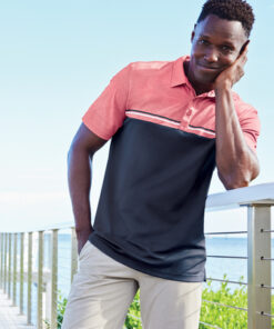 TravisMathew Sunset Blocked Polo - Image 4