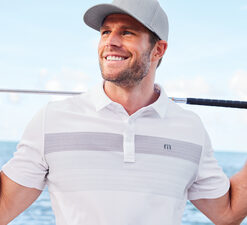 TravisMathew Coastal Chest Stripe Polo - Image 4