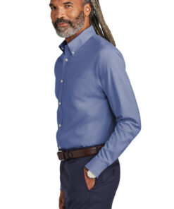 Brooks Brothers Wrinkle-Free Stretch Pinpoint Shirt - Image 3