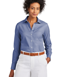 Brooks Brothers Women's Wrinkle-Free Stretch Pinpoint Shirt - Image 1
