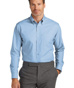 Brooks Brothers Wrinkle-Free Stretch Nailhead Shirt - Image 9