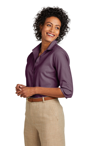 Brooks Brothers Women's Wrinkle-Free Stretch Nailhead Shirt