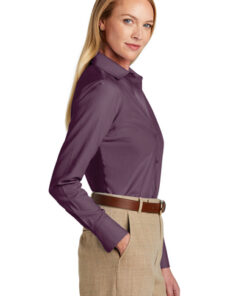 Brooks Brothers Women's Wrinkle-Free Stretch Nailhead Shirt - Image 3