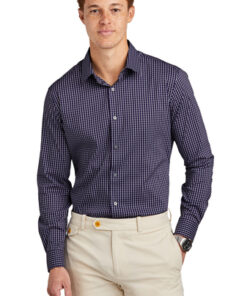 Brooks Brothers Tech Stretch Patterned Shirt - Image 7