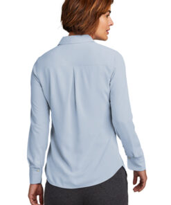 Brooks Brothers Women's Full-Button Satin Blouse - Image 4