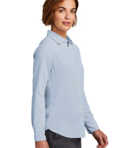 Brooks Brothers Women's Full-Button Satin Blouse - Image 5