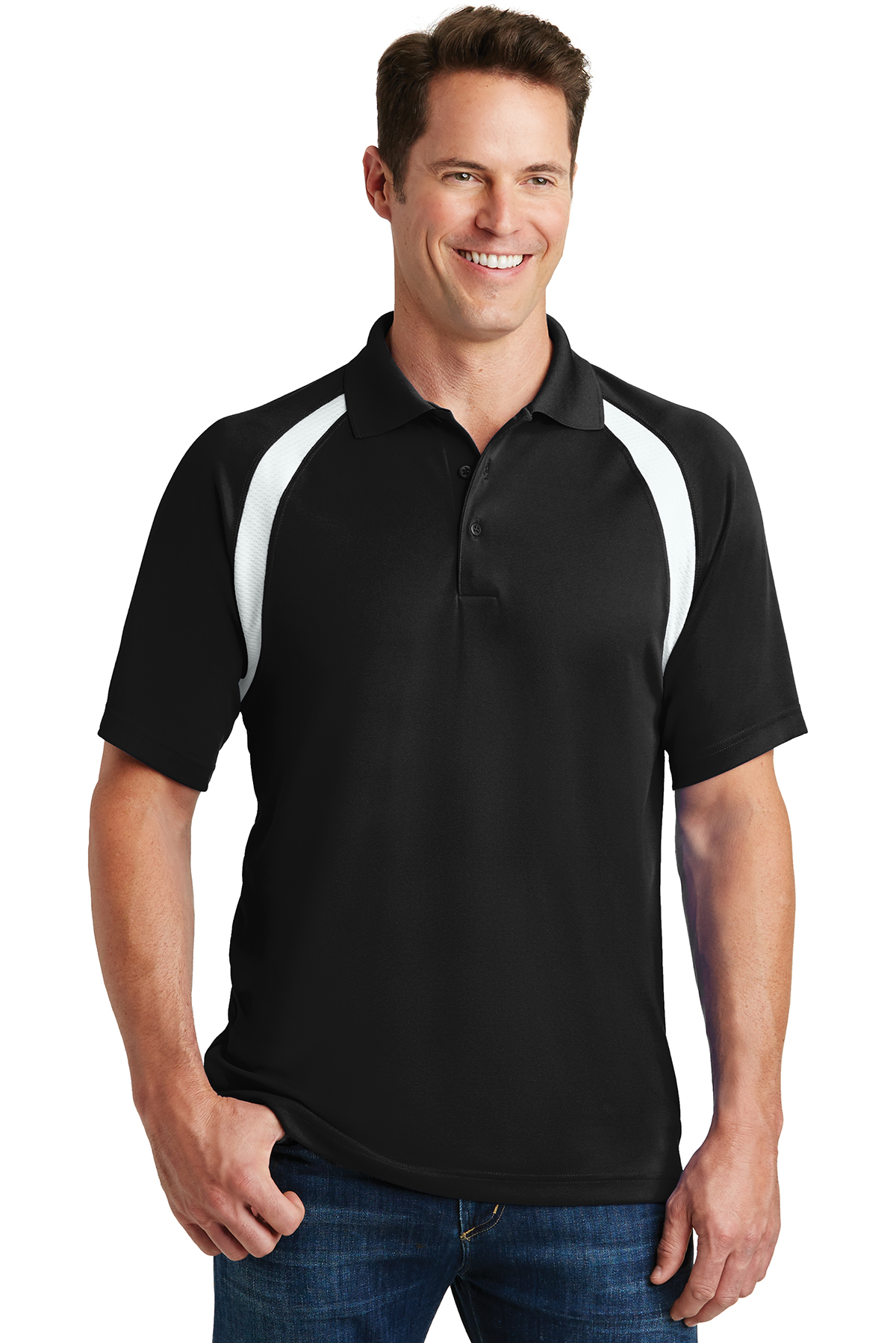 Sport-Tek Dry Zone Colorblock Raglan Polo - Image 6