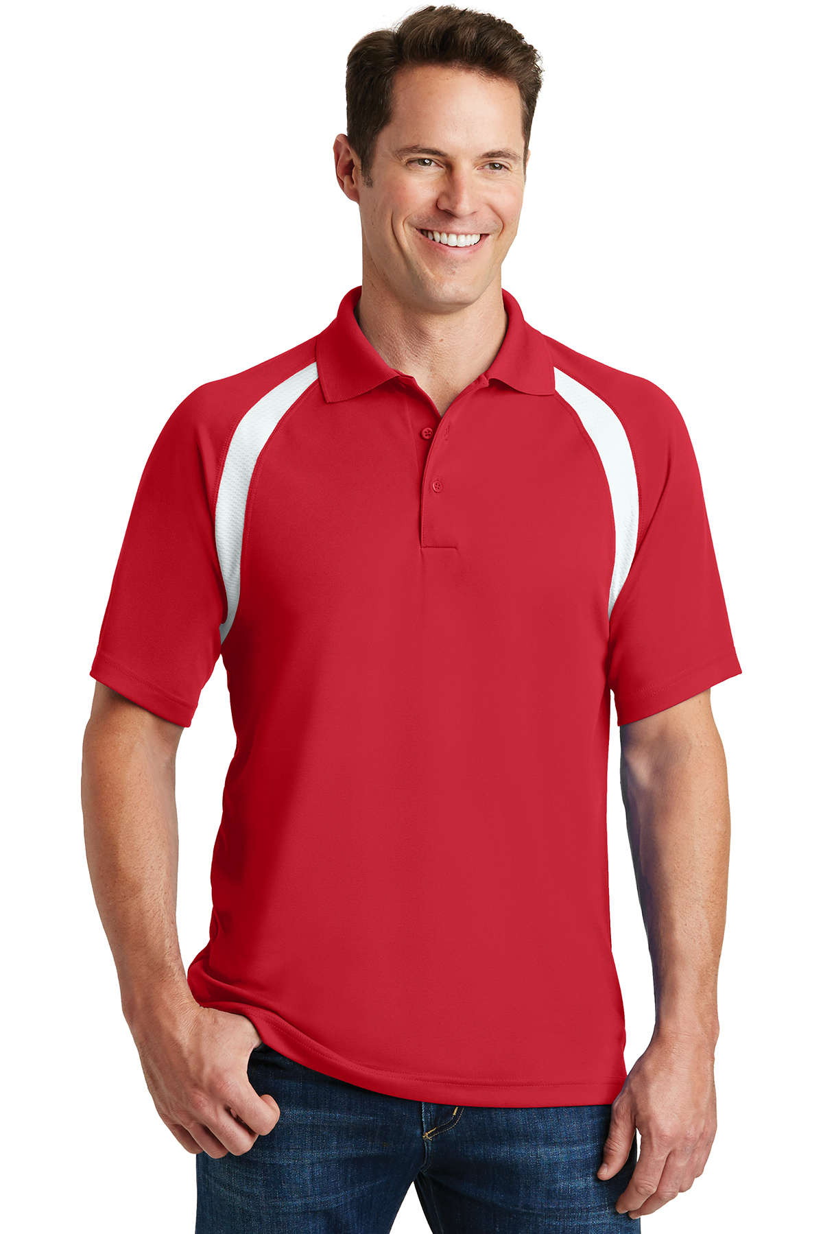 Sport-Tek Dry Zone Colorblock Raglan Polo - Image 10