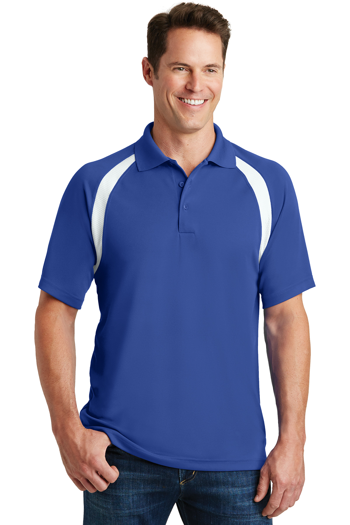 Sport-Tek Dry Zone Colorblock Raglan Polo - Image 9