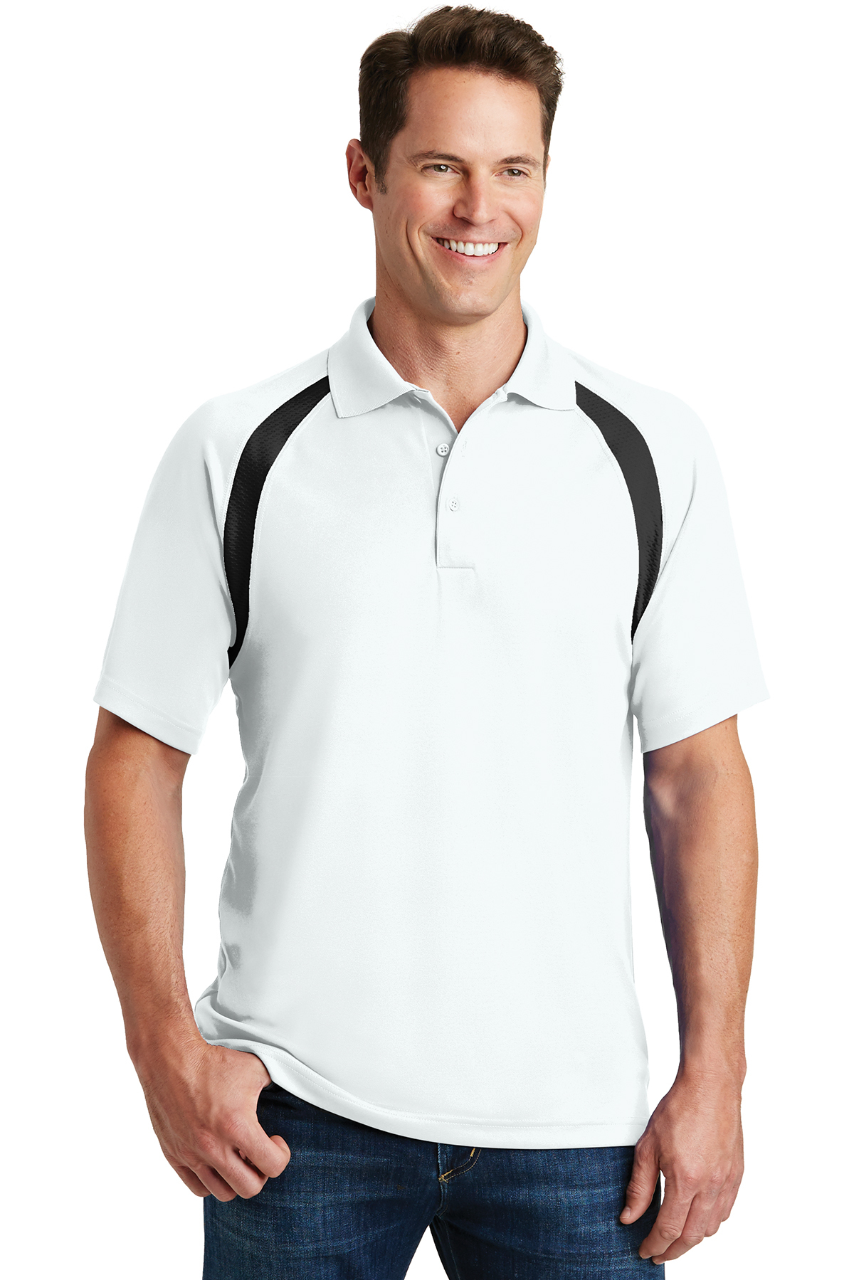 Sport-Tek Dry Zone Colorblock Raglan Polo - Image 7