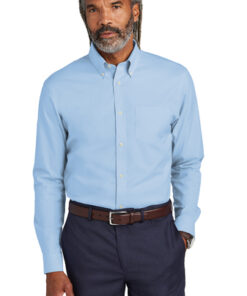 Brooks Brothers Tall Wrinkle-Free Stretch Pinpoint Shirt - Image 6