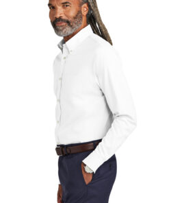 Brooks Brothers Tall Wrinkle-Free Stretch Pinpoint Shirt - Image 3