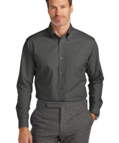Brooks Brothers Tall Wrinkle-Free Stretch Nailhead Shirt - Image 5