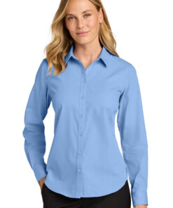 Port Authority Women?s Long Sleeve Nailhead Easy Care Shirt - Image 1