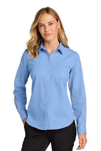 Port Authority Women?s Long Sleeve Nailhead Easy Care Shirt