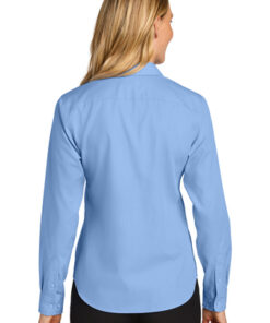 Port Authority Women?s Long Sleeve Nailhead Easy Care Shirt - Image 2