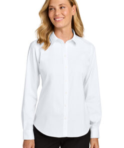 Port Authority Women?s Long Sleeve Nailhead Easy Care Shirt - Image 5