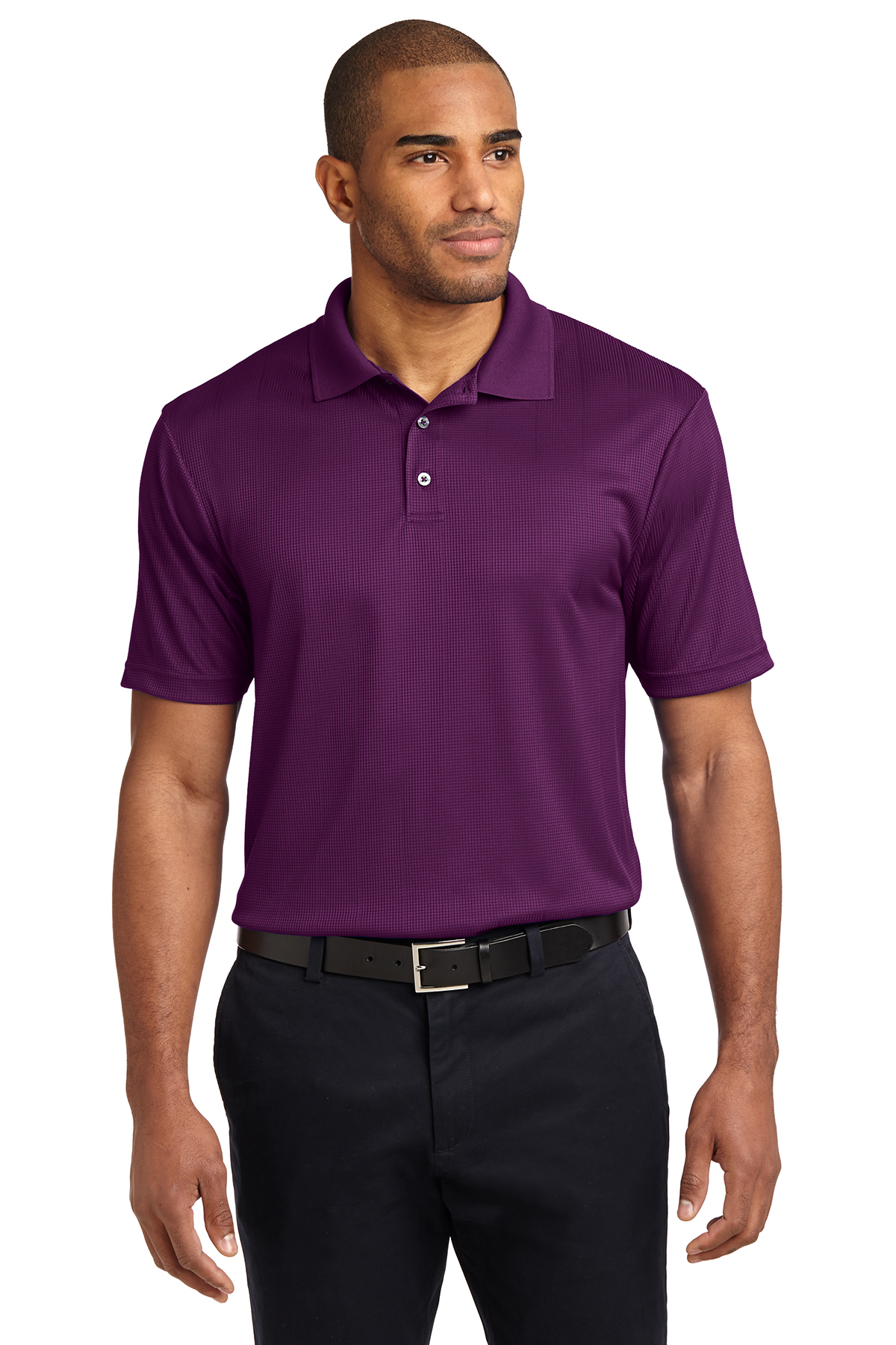 Port Authority Performance Fine Jacquard Polo - Image 1