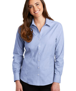 Port Authority Women's Crosshatch Easy Care Shirt - Image 5