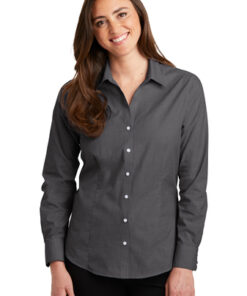 Port Authority Women's Crosshatch Easy Care Shirt - Image 1
