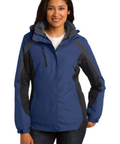 Port Authority Ladies Colorblock 3-in-1 Jacket - Image 7