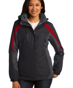 Port Authority Ladies Colorblock 3-in-1 Jacket - Image 6
