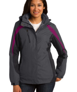 Port Authority Ladies Colorblock 3-in-1 Jacket - Image 1