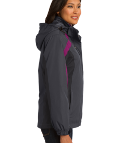 Port Authority Ladies Colorblock 3-in-1 Jacket - Image 3