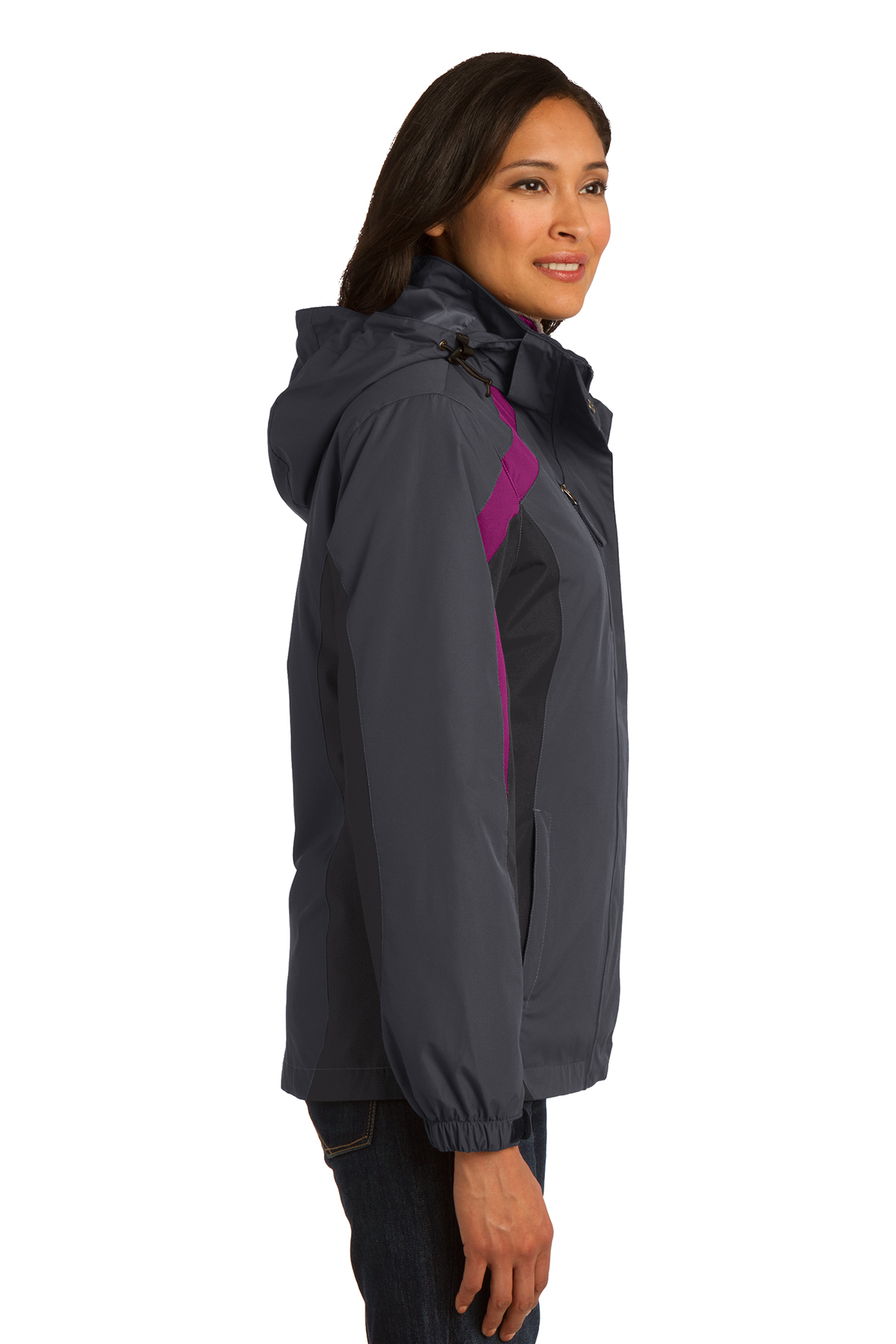 Port Authority Ladies Colorblock 3-in-1 Jacket - Image 3