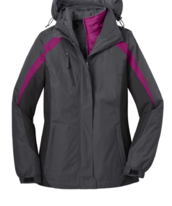 Port Authority Ladies Colorblock 3-in-1 Jacket - Image 5