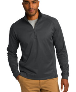 Port Authority Vertical Texture 1/4-Zip Pullover - Image 5