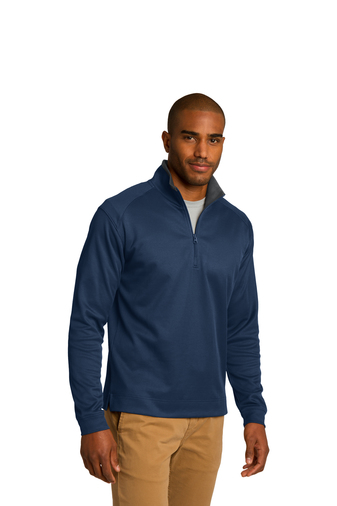 Port Authority Vertical Texture 1/4-Zip Pullover