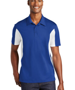 Sport-Tek Tall Side Blocked Micropique Sport-Wick Polo - Image 14