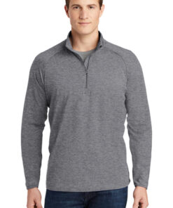 Sport-Tek Tall Sport-Wick Stretch 1/2-Zip Pullover - Image 7