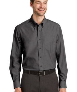Port Authority Tall Crosshatch Easy Care Shirt