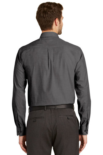 Port Authority Tall Crosshatch Easy Care Shirt