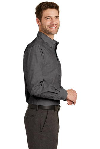 Port Authority Tall Crosshatch Easy Care Shirt