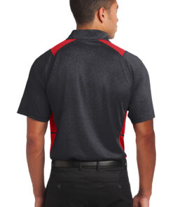 Sport-Tek Heather Colorblock Contender Polo - Image 4