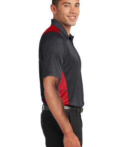 Sport-Tek Heather Colorblock Contender Polo - Image 3