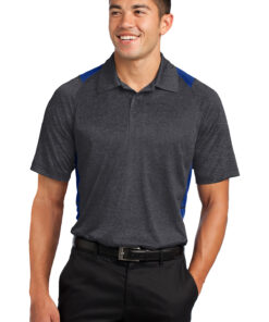 Sport-Tek Heather Colorblock Contender Polo - Image 10