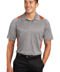 Sport-Tek Heather Colorblock Contender Polo - Image 12