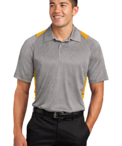 Sport-Tek Heather Colorblock Contender Polo - Image 6